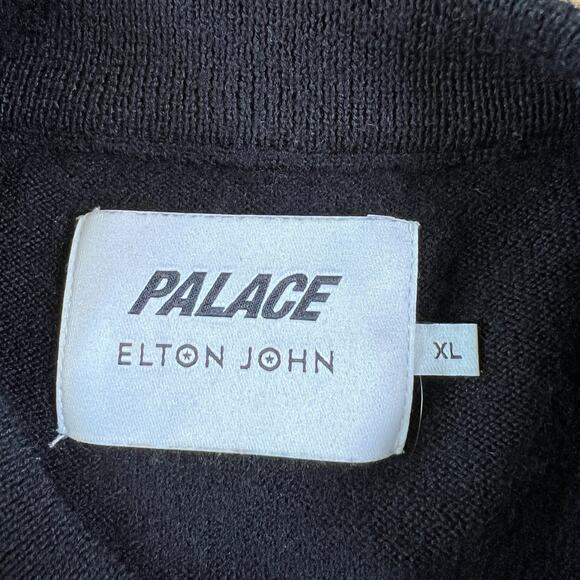 Rare Palace x Elton John Wool Blend Sweater Size Extra Large Skater Collector - Picture 5 of 7